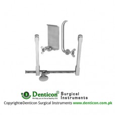 Scoville Retractor Complete With Lateral Blades Ref:- RT-953-06 and RT-953-11 Stainless Steel,